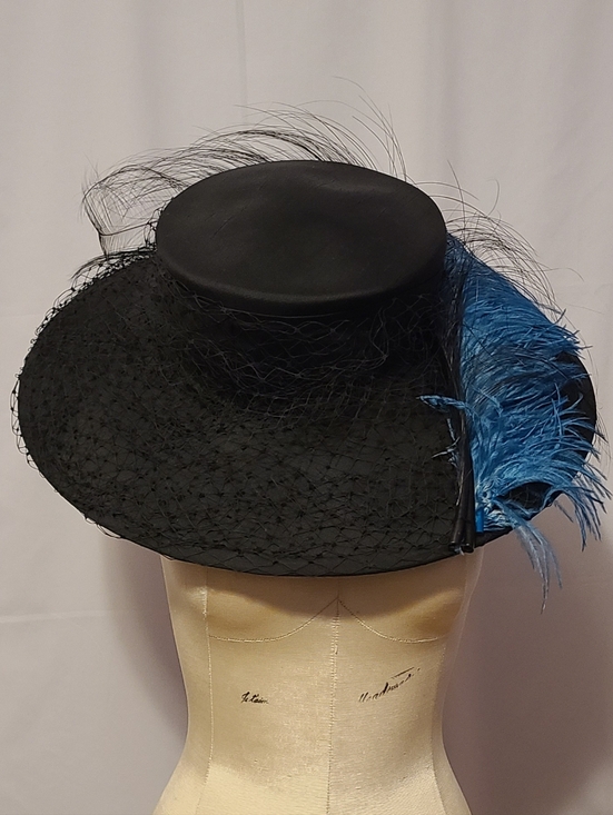 Hat Wide Brim Feather Herbert Johnson 54 St Jame\'s St London Sw Great Britain main image 11